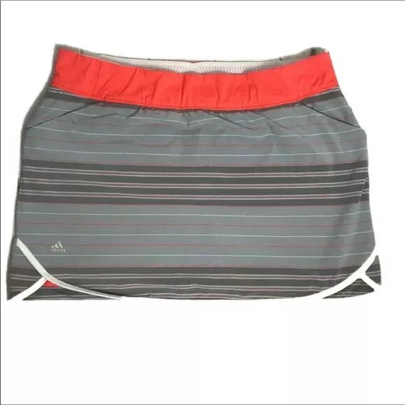adidas Dresses & Skirts - Adidas Gray and Orange Skort Golf Skirt